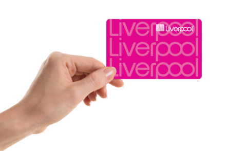 Tarjeta de crédito Liverpool Rosa