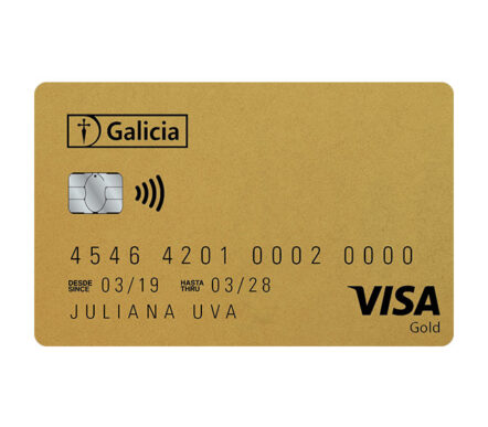 ¡Descubre la tarjeta de crédito Galicia Visa Gold!