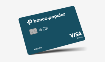 Tarjeta de crédito Clásica Visa del Banco Popular Colombia