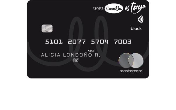 ¡Descubre la tarjeta de crédito Carulla Mastercard Black!