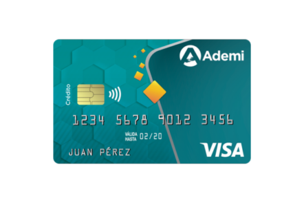 Tarjeta de Crédito Visa Clásica de Ademi