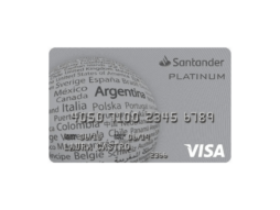 tarjeta de crédito Santander Visa Platinum