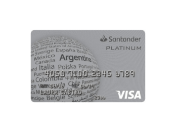 tarjeta de crédito Santander Visa Platinum