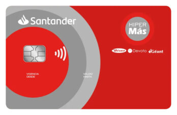 Tarjeta HiperMás Santander