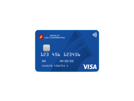 Tarjeta Visa Clásica Rewards GT