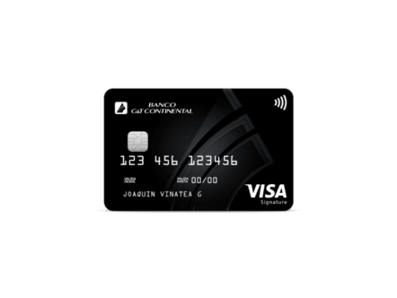Tarjeta Visa Signature Rewards GT