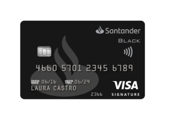 Tarjeta de crédito Santander Visa Black