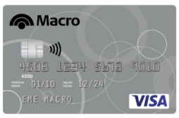 Tarjeta Visa Platinum Macro