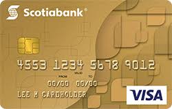 tarjeta de crédito Visa Gold Scotiabank