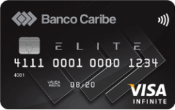 Tarjeta de crédito Visa Infinite Elite del Banco Caribe