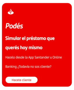 Prestamo Personal Santander