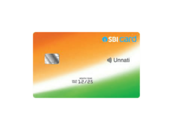 SBI Unnati credit card