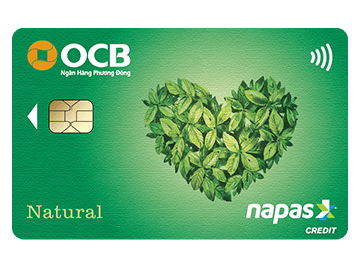 lợi ích của thẻ tín dụng OCB Natural Credit