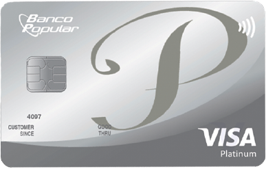 tarjeta de crédito Popular VISA Platinum
