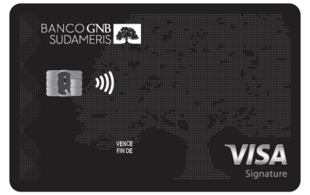 Tarjeta de crédito Visa Signature GNB
