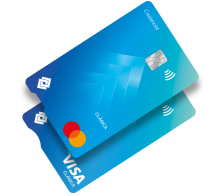 Credencial Visa y Mastercard