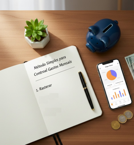 controlar gastos mensais