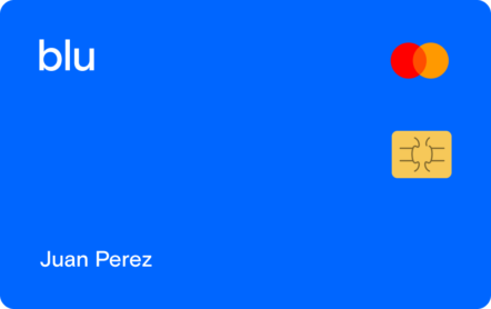 tarjeta de crédito BLU