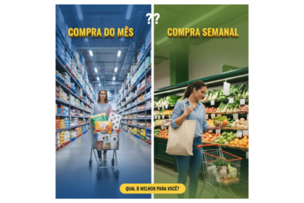 Compras do mês ou semanal