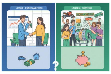 Financiamento ou consórcio