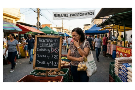 Preço dos alimentos em alta