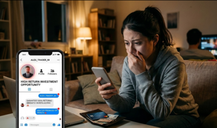 golpes em redes sociais