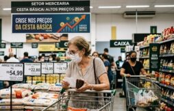 Cesta básica subiu em 2026: por que a comida ficou mais cara?