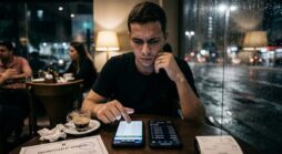 Fim das bets: pessoa conferindo o saldo de apostas e o extrato do banco no celular